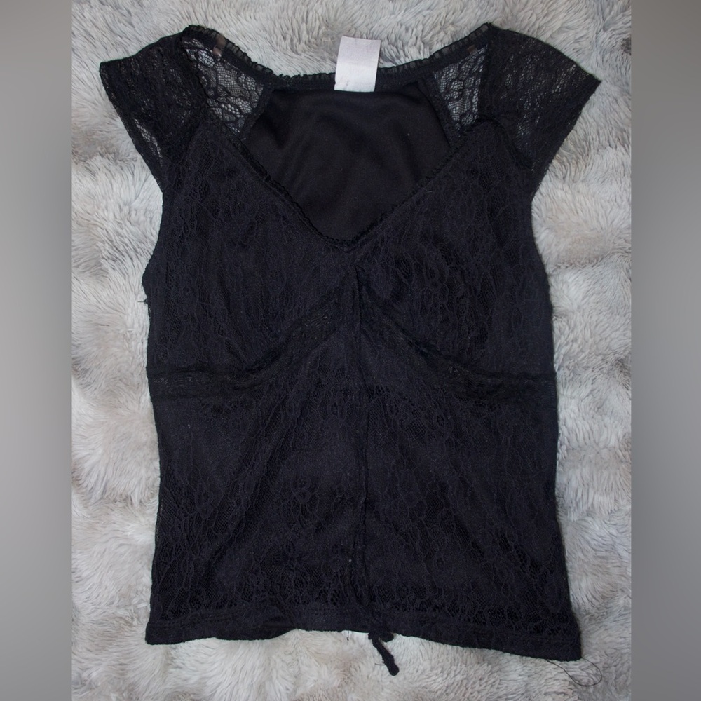 NOBO Black Lace Tank Top